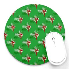 Christmas-b 002 Round Mousepads by nate14shop