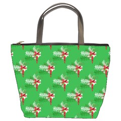 Christmas-b 002 Bucket Bag by nate14shop