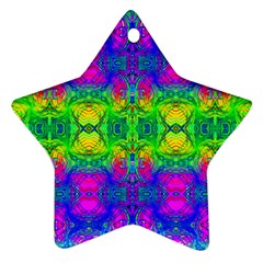 Happy Colors Ornament (star) by Thespacecampers