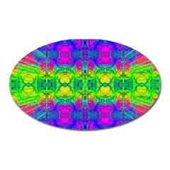 Happy Colors Oval Magnet by Thespacecampers