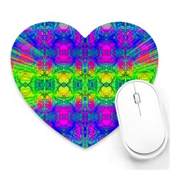 Happy Colors Heart Mousepads by Thespacecampers