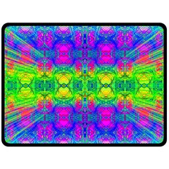 Happy Colors Fleece Blanket (large)  by Thespacecampers