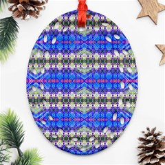 Bluedaba Oval Filigree Ornament (two Sides) by Thespacecampers