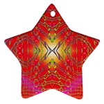 Lava Liquid Star Ornament (Two Sides) Front