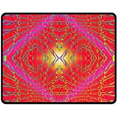 Lava Liquid Double Sided Fleece Blanket (medium)  by Thespacecampers