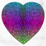 Stained Glass Jigsaw Puzzle (Heart) Front