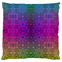 Stained Glass Large Cushion Case (one Side) by Thespacecampers