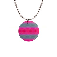 Pink Dreams 1  Button Necklace by Thespacecampers