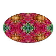 Dreamy Cheetah Oval Magnet by Thespacecampers