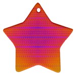 Destiny Sunrise Star Ornament (Two Sides) Front