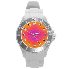 Destiny Sunrise Round Plastic Sport Watch (l) by Thespacecampers