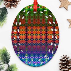 Pixels Ornament (Oval Filigree)