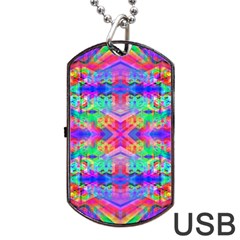 Deep Space 444 Dog Tag Usb Flash (two Sides) by Thespacecampers