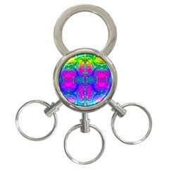 Liquidy Rainbow 3-ring Key Chain