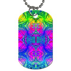 Liquidy Rainbow Dog Tag (one Side) by Thespacecampers