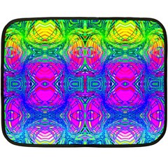 Liquidy Rainbow Double Sided Fleece Blanket (mini)  by Thespacecampers