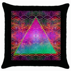 Trinfinity Throw Pillow Case (black)