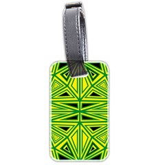 Abstract Pattern Geometric Backgrounds Luggage Tag (two Sides) by Eskimos