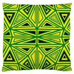 Abstract Pattern Geometric Backgrounds Large Cushion Case (one Side) by Eskimos