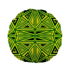 Abstract Pattern Geometric Backgrounds Standard 15  Premium Flano Round Cushions by Eskimos