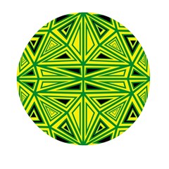 Abstract Pattern Geometric Backgrounds Mini Round Pill Box (pack Of 5)