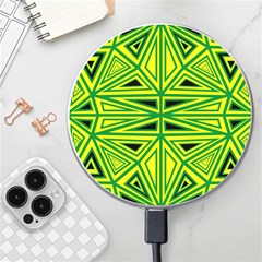 Abstract Pattern Geometric Backgrounds Wireless Charger by Eskimos