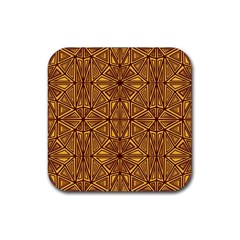 Abstract Pattern Geometric Backgrounds Rubber Coaster (square) by Eskimos