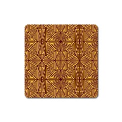 Abstract Pattern Geometric Backgrounds Square Magnet by Eskimos