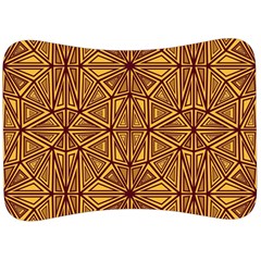 Abstract Pattern Geometric Backgrounds Velour Seat Head Rest Cushion by Eskimos