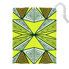 Abstract Pattern Geometric Backgrounds  Drawstring Pouch (5xl) by Eskimos