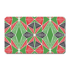 Abstract Pattern Geometric Backgrounds  Magnet (rectangular) by Eskimos