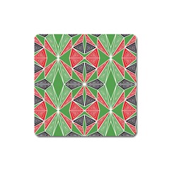 Abstract Pattern Geometric Backgrounds  Square Magnet by Eskimos