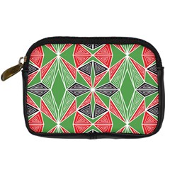 Abstract Pattern Geometric Backgrounds  Digital Camera Leather Case by Eskimos