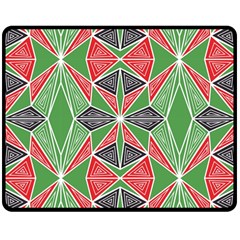 Abstract Pattern Geometric Backgrounds  Double Sided Fleece Blanket (medium)  by Eskimos