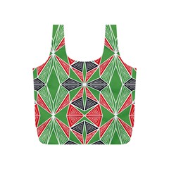 Abstract Pattern Geometric Backgrounds  Full Print Recycle Bag (s) by Eskimos