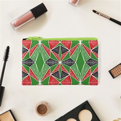 Abstract Pattern Geometric Backgrounds  Cosmetic Bag (xs) by Eskimos