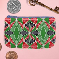 Abstract Pattern Geometric Backgrounds  Large Coin Purse by Eskimos