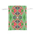 Abstract pattern geometric backgrounds  Lightweight Drawstring Pouch (L) Front