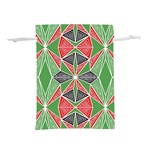 Abstract pattern geometric backgrounds  Lightweight Drawstring Pouch (L) Back