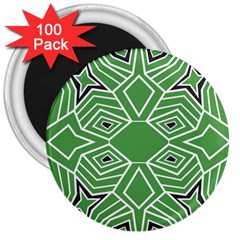 Abstract Pattern Geometric Backgrounds  3  Magnets (100 Pack) by Eskimos