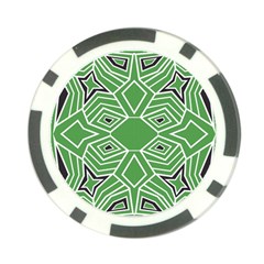 Abstract Pattern Geometric Backgrounds  Poker Chip Card Guard by Eskimos