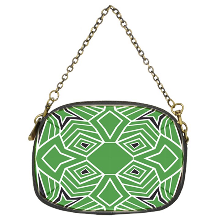 Abstract pattern geometric backgrounds  Chain Purse (Two Sides)