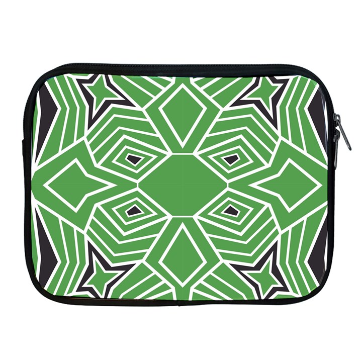 Abstract pattern geometric backgrounds  Apple iPad 2/3/4 Zipper Cases