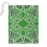 Abstract pattern geometric backgrounds  Drawstring Pouch (4XL) Back