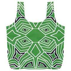 Abstract Pattern Geometric Backgrounds  Full Print Recycle Bag (xxl) by Eskimos