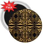 Abstract pattern geometric backgrounds 3  Magnets (10 pack)  Front