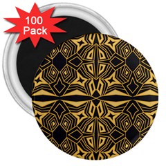 Abstract Pattern Geometric Backgrounds 3  Magnets (100 Pack) by Eskimos