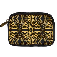 Abstract Pattern Geometric Backgrounds Digital Camera Leather Case by Eskimos