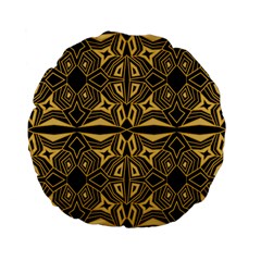 Abstract Pattern Geometric Backgrounds Standard 15  Premium Flano Round Cushions by Eskimos