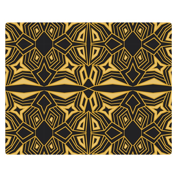 Abstract pattern geometric backgrounds Double Sided Flano Blanket (Medium) 